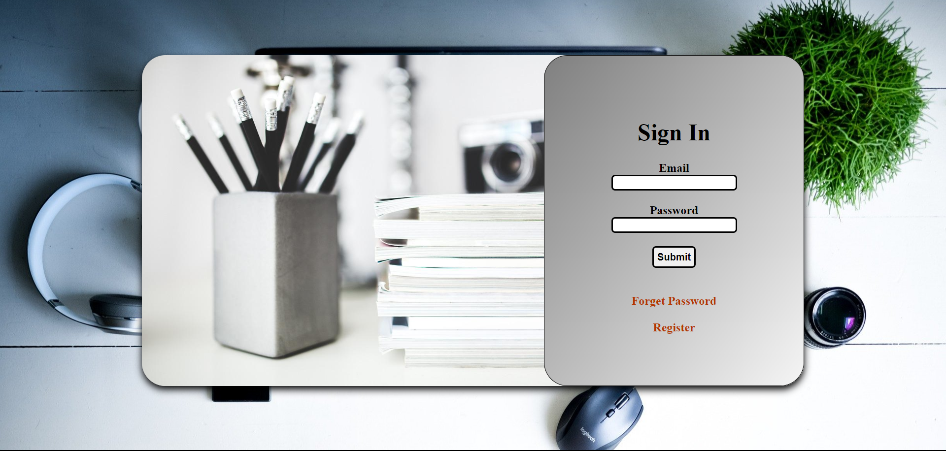 App dashboard screenshot